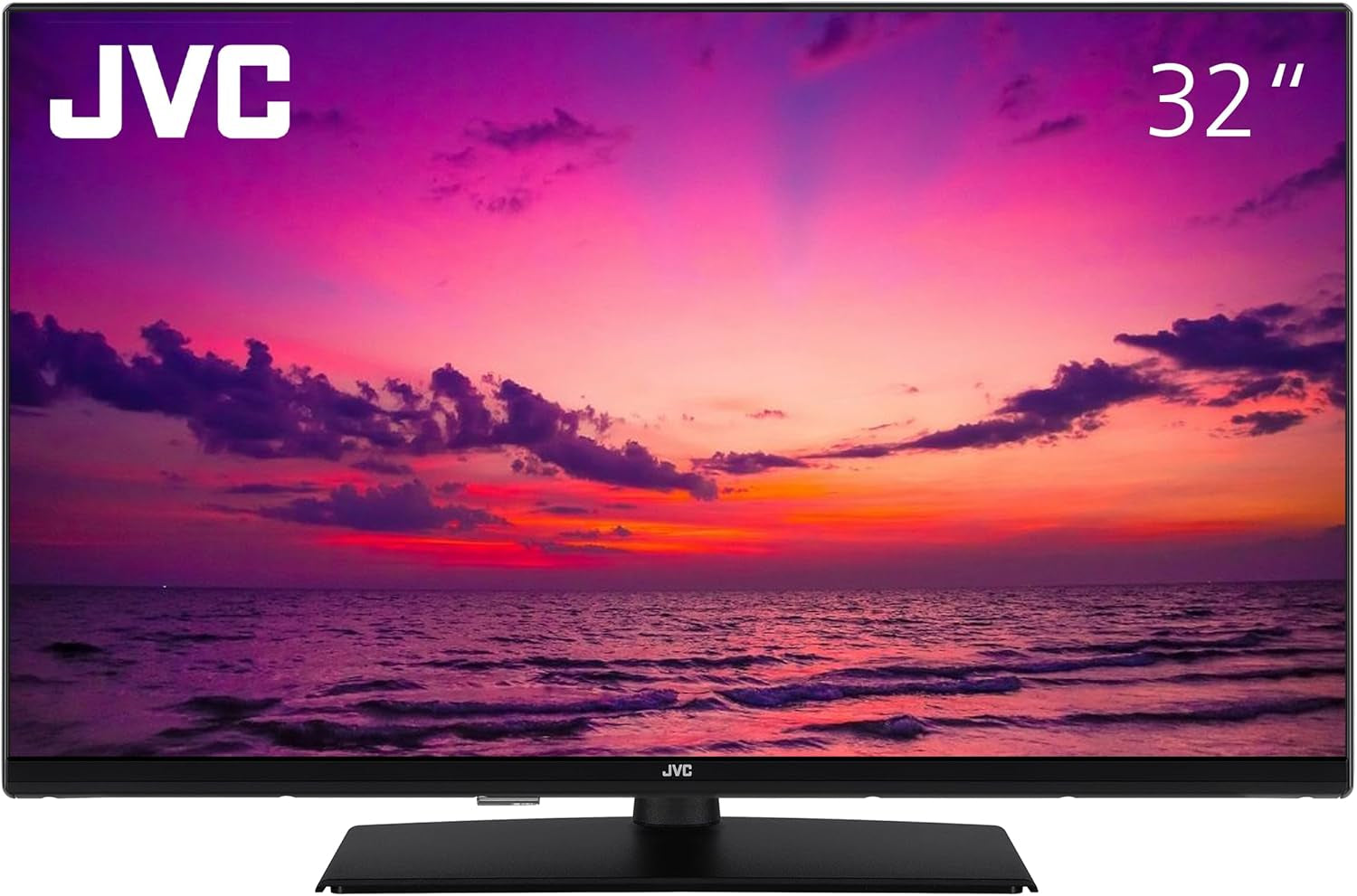 Televizor JVC LT-40VF4455 de 40 de inci, televizor Full HD cu diagonală de ecran de 102 cm și tuner triplu integrat, televizor LED negru