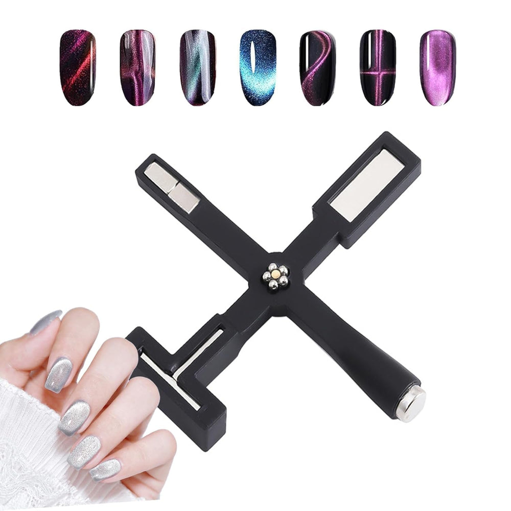 14 pièces Nail Art Werkzeug Magnetstift DIY Magic 3D Magnet Stick Set Application avec Cat Eye Gel Pulver ou Nagelac - Stylo magnétique pour les yeux pour un effet magique idéal