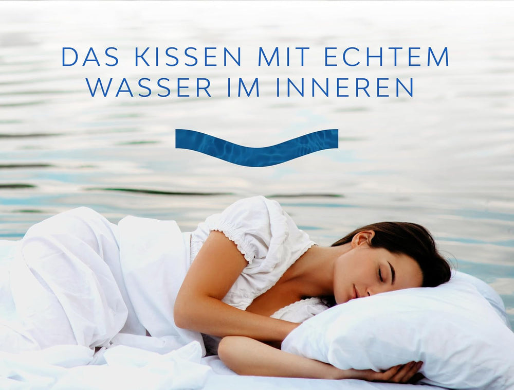 Oreiller à eau original Mediflow 5201 dans un paquet de deux 40 x 80 cm, blanc, 2 pièces (1 paquet) Oreillers standard Naty Shop