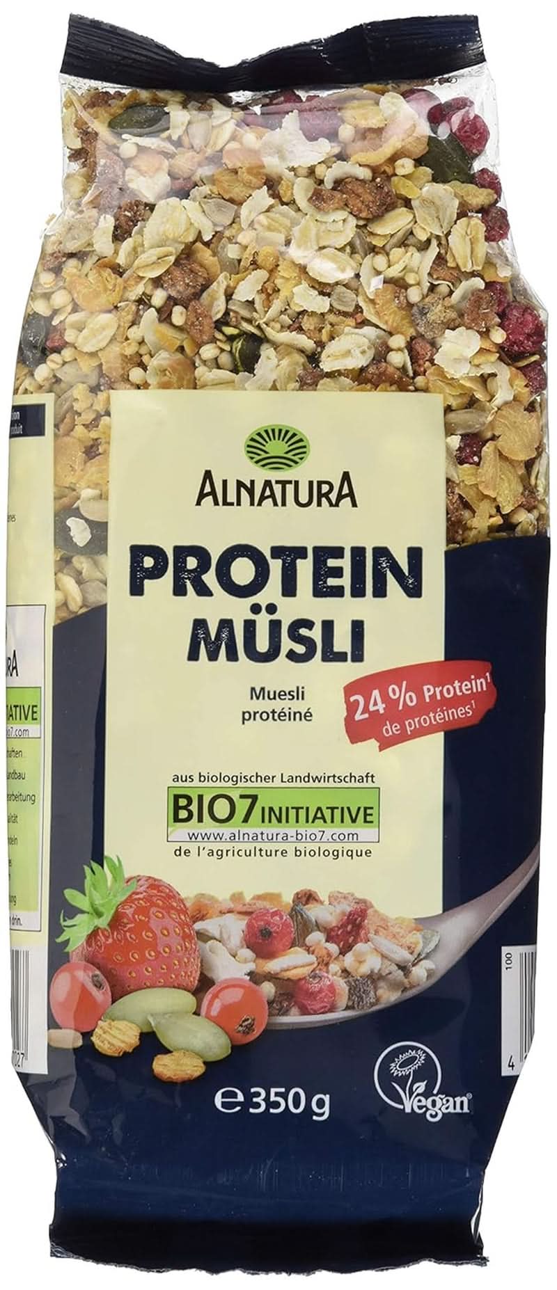 Muesli cu proteine organice, 350 grame Cereale Naty Shop