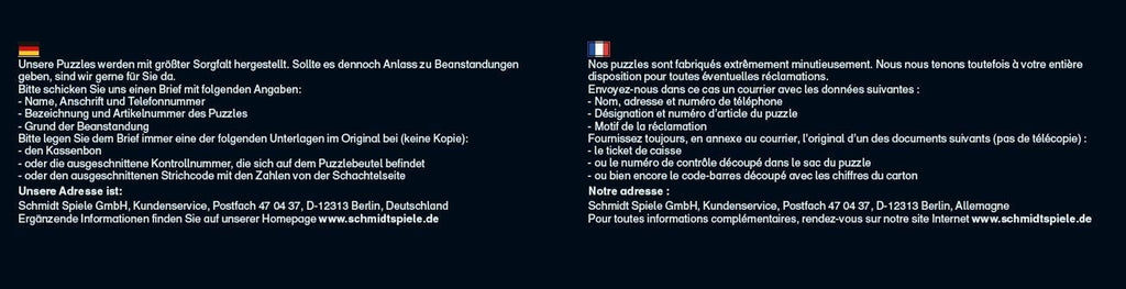 Schmidt Spiele 59656 Studioul artistului, 1000 piese Puzzle secret Puzzle Naty Shop