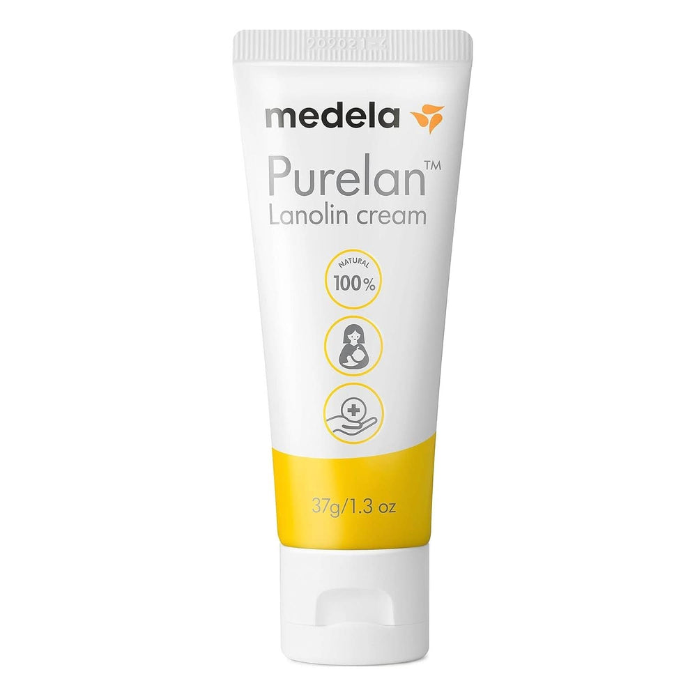 Medela Purelan 37G Lanolin Nipple Cream - crème pour mamelons douloureux et peau sèche, 100% naturelle, hypoallergénique Accessoires Alimentation et Allaitement Bebe Naty Shop