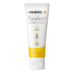 Medela Purelan 37G Lanolin Nipple Cream - crème pour mamelons douloureux et peau sèche, 100% naturelle, hypoallergénique Accessoires Alimentation et Allaitement Bebe Naty Shop