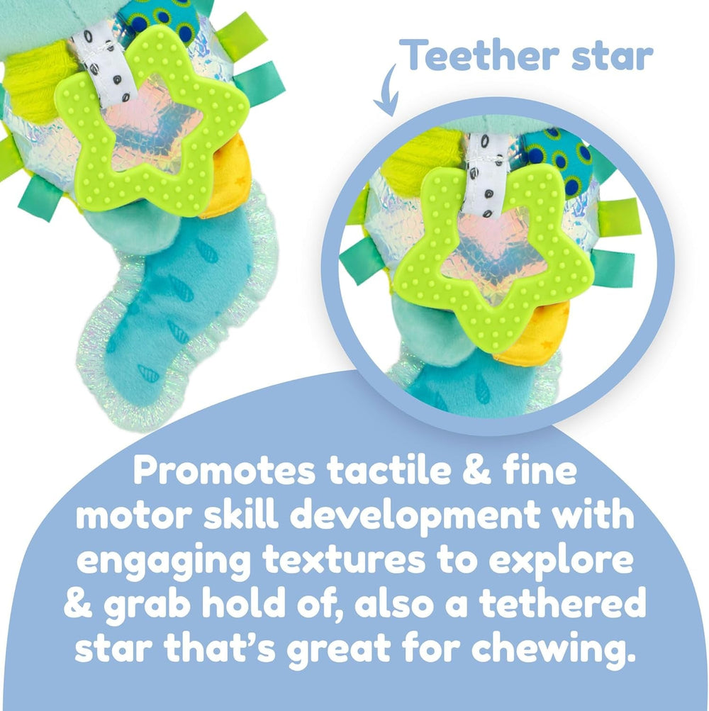 LAMAZE Alise axolotl - Jucărie pentru cărucior Clip & Go - Jucării senzoriale pentru bebeluși - Jucării de învățare timpurie de la 0 la 6 luni - Proiectate de experți pentru nou-născuți - Cadouri de duș pentru copii Jucarii Bebe Naty Shop