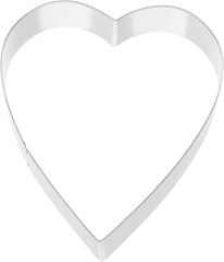 Emporte-pièce en pain d'épices original Kaiser en forme de cœur 12 x 10 x 2,5 cm Emporte-pièce de Noël en acier inoxydable Coupe facile et précise Manipulation sûre et confortable
