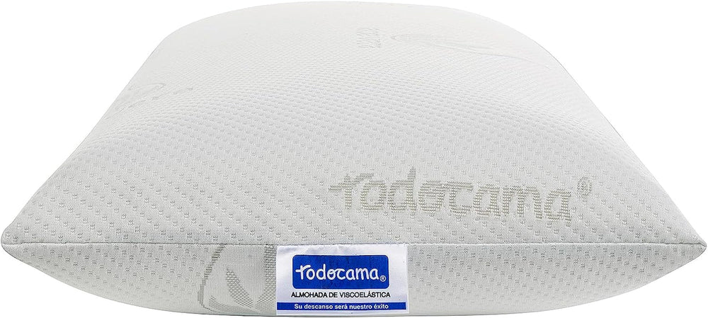 Todocama - Oreiller à mémoire de forme, aloe vera, 2 pièces, 70 cm, blanc Oreillers standards Naty Shop