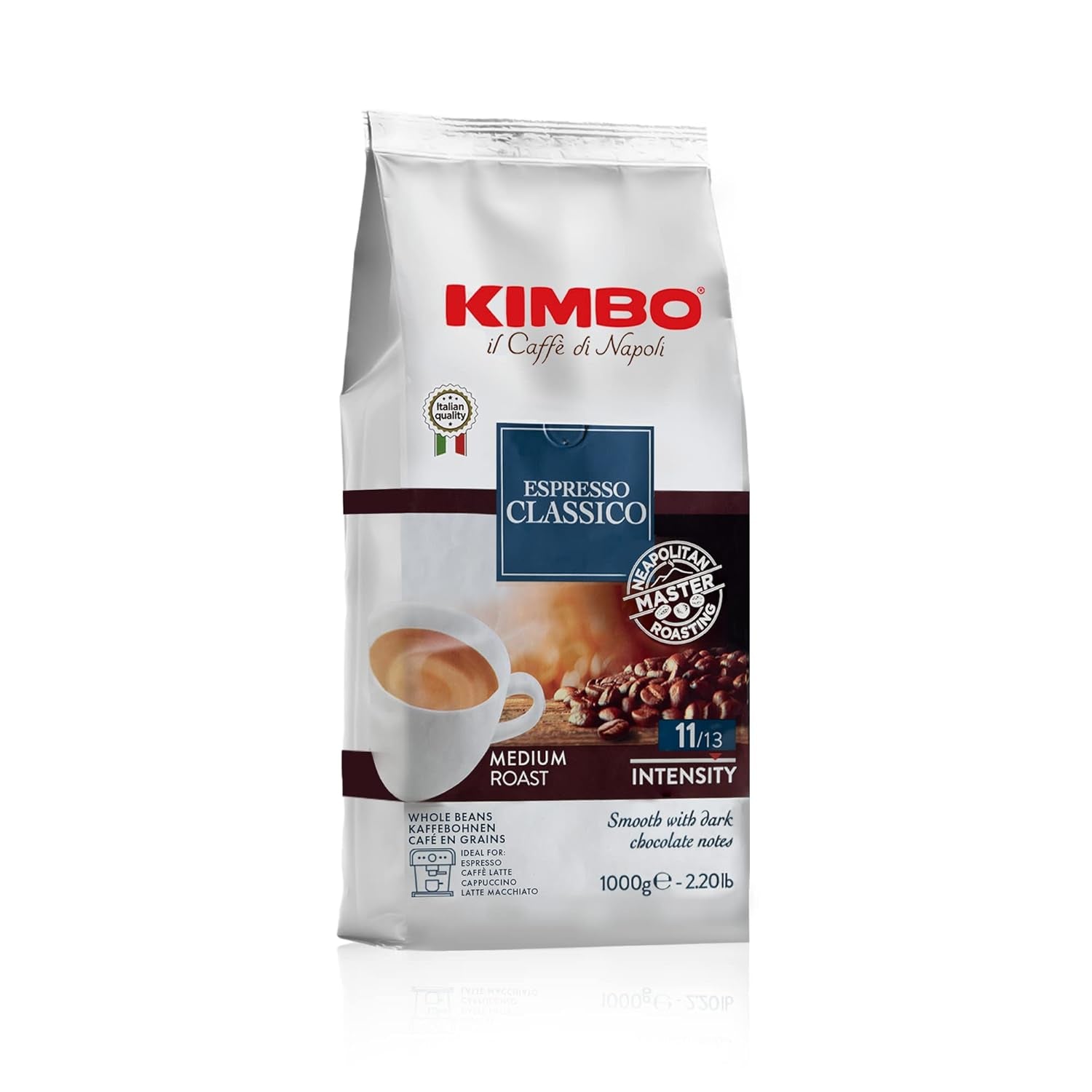 Espresso Classico ganze Kaffeebohnen, Röstung moyen, sac de 1 kg