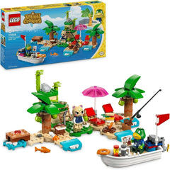 LEGO Animal Crossing Käptens Island Boat Tour, jouet créatif pour enfants avec 2 figurines de la série de jeux vidéo dont Huschke, cadeau pour filles et garçons à partir de 6 ans 77048 Jeux de construction Besuche den LEGO-Store Single