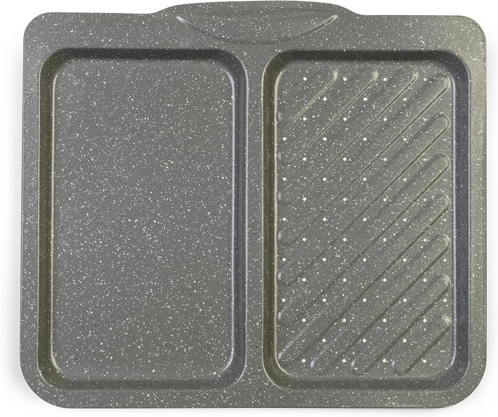Salière, plaques à pâtisserie, différentes formes et tailles, gris Moules et plaques à pâtisserie Naty Shop Geteiltes Backblech
