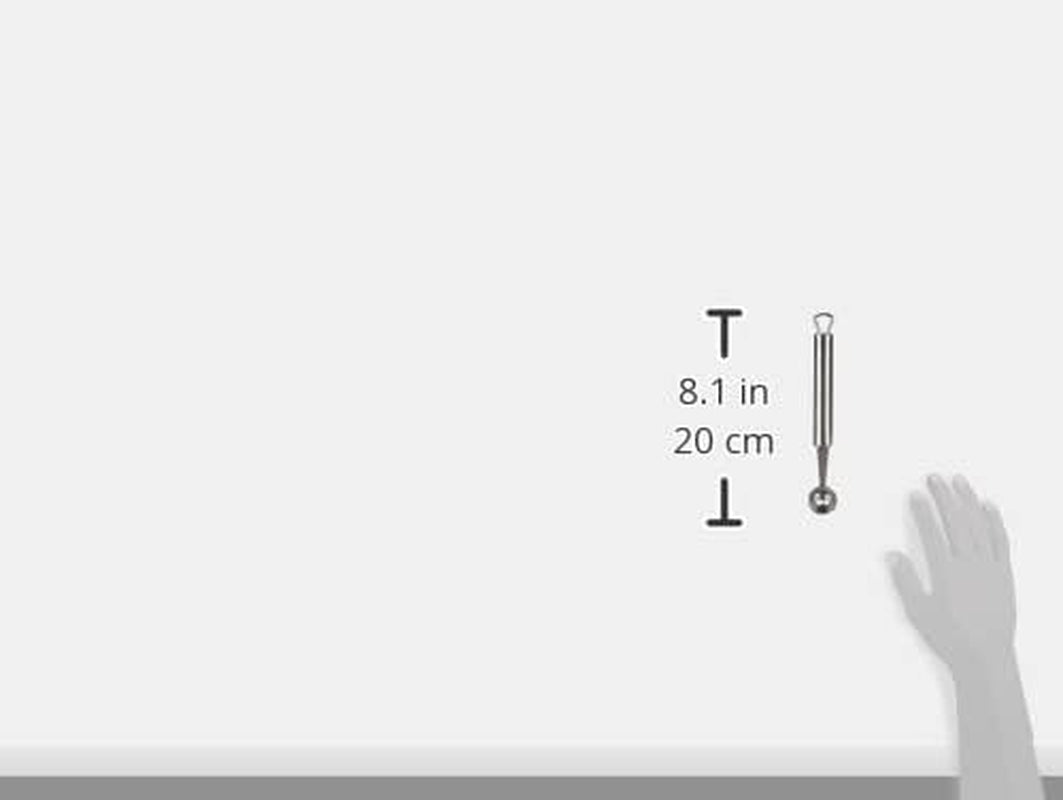 Küchenprofi Cuillère à melon de Parme | Balle à fruits en acier inoxydable pour melons | Balle Parisienne 20cm | Cuillère à cantaloup lavable au lave-vaisselle