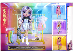 Rainbow High 571049 Fashion Studio - Poupée exclusive avec vêtements, accessoires et 2 perruques brillantes - Créez plus de 300 tenues !