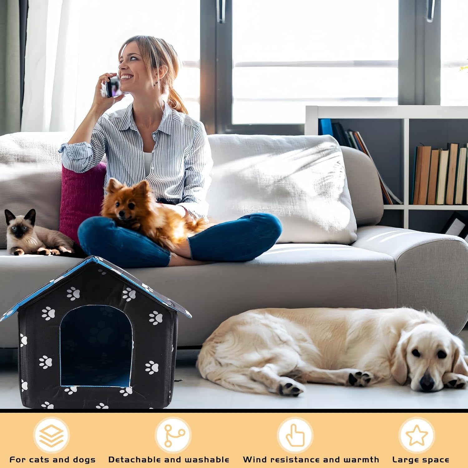 Couvertures et meubles, Animaux, Grottes et maisons, Chats, Lits pour chats, Chats - Lits, Matelas