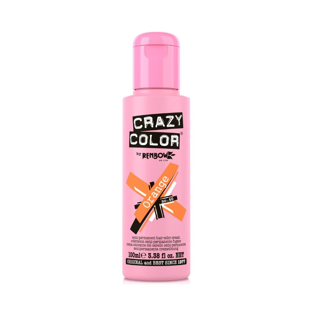 Renbow Semi-Permanent Hair Colour Vopsea portocalie 60-100 ml, 1 pachet (1 x 115 g) Vopsea pentru par Naty Shop Blondă 100 Ml (1 pachet)