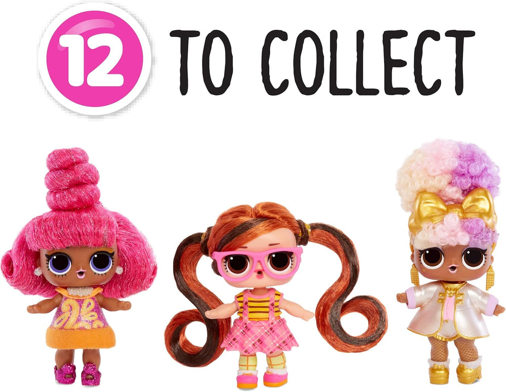 Poupées à collectionner LOL Surprise pour filles - Avec 15 surprises et coiffures différentes - #Hairvibes Dolls