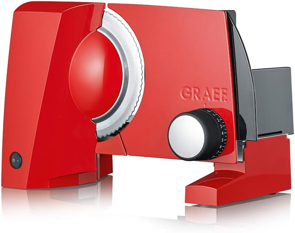 GRAEF Sliced Kitchen S10002, trancheuse universelle Rasnite et Trancheuses Naty Shop Rouge