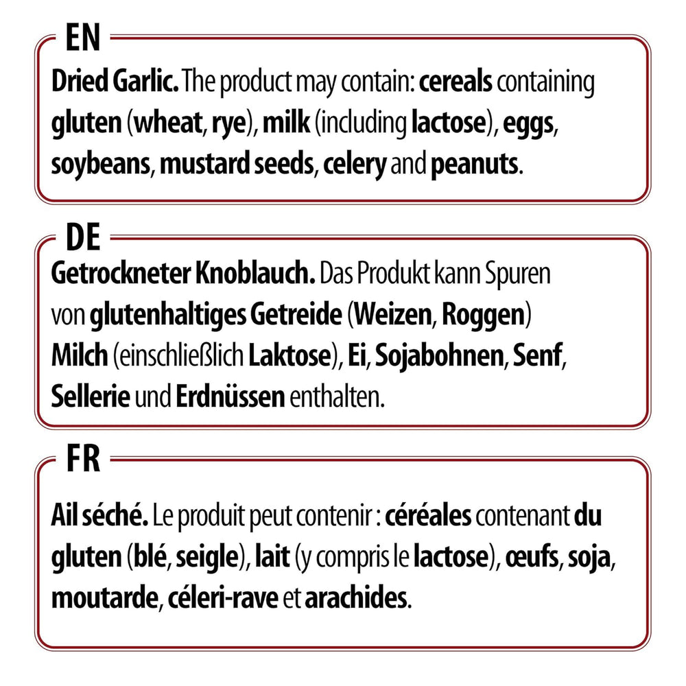 Prymat Getrockneter Knoblauch granuliert 1.05kg – Aromatisches Knoblauchgranulat zum Würzen von Fleisch, Fisch, Gemüse, Saucen, Dips & Marinaden – intensif im Gesmack – ohne Zusätze
