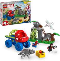LEGO Marvel L'équipe de Spidey en mission de sauvetage dans le camion Dino Ensemble d'aventure en voiture de super-héros à construire pour enfants de 4 ans et plus Spidey et ses super amis 11199 Ensembles de construction Besuche den LEGO-Store Default Title