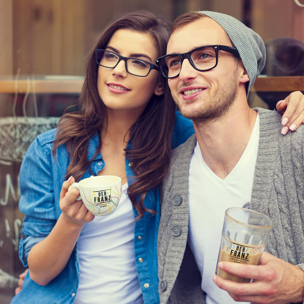 Paquet de café biologique Der-Franz : 1x crème biologique, 1x expresso biologique, grains entiers, 2 x 1000 g