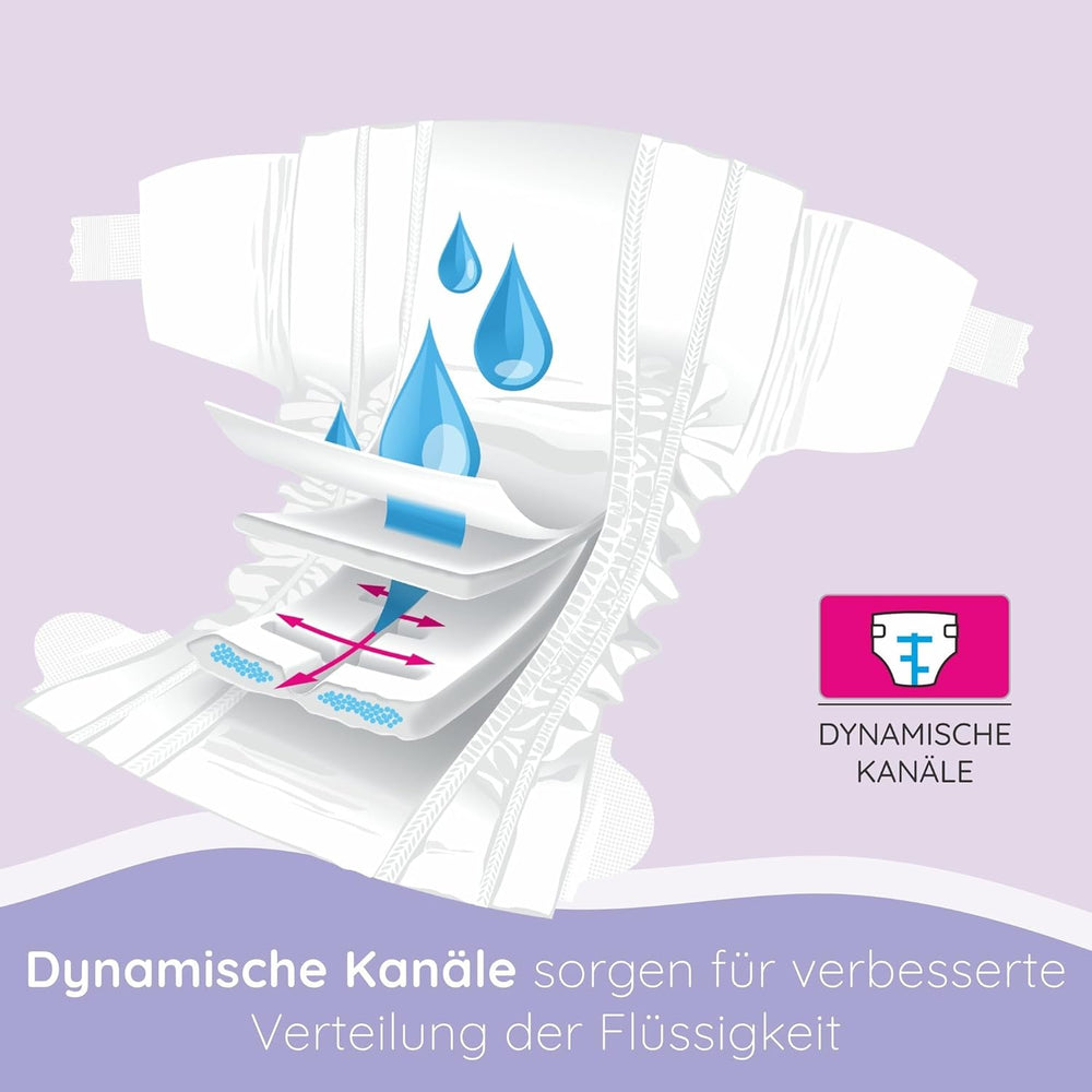 Couches Bella Baby Happy Premium, taille 6, Junior Extra, 15+ kg, 96 pièces, label DERMATEST et OEKO-TEX, couches jetables pour bébé