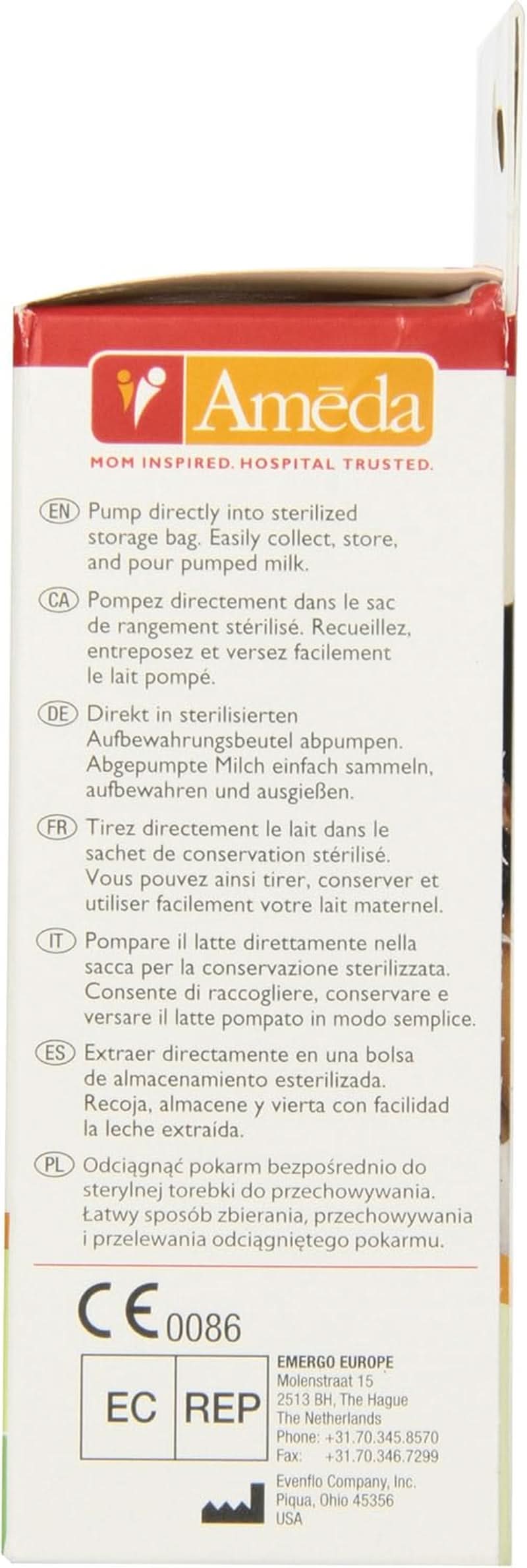 Sachets pour lait maternel - 40 pièces Alimentation et Accessoires d'Allaitement Bebe Naty Shop