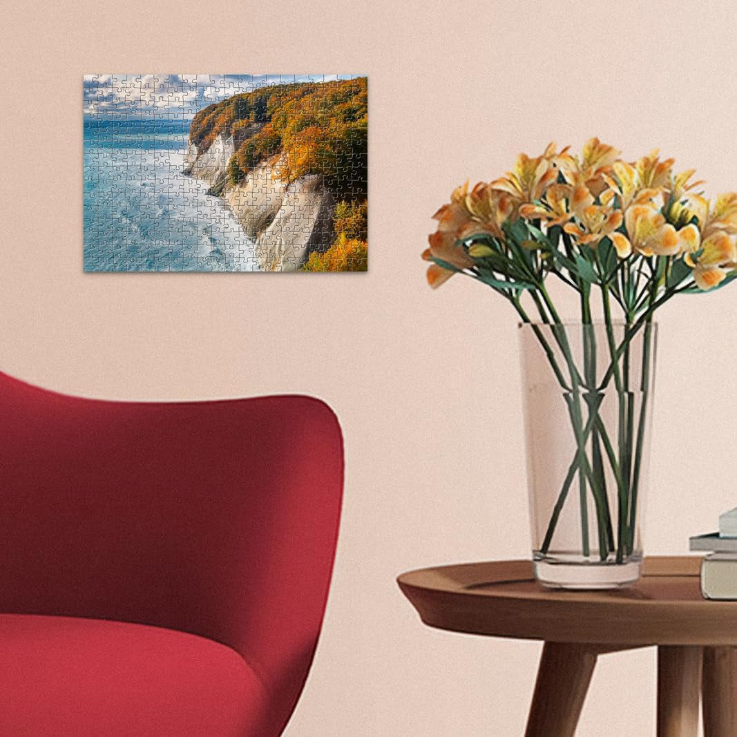 Ravensburger Puzzle 12001479 - Kreidefelsen Auf Rügen - 300 piese puzzle jigsaw Germania Colecție pentru adulți cu vârsta peste 14 ani Puzzle Naty Shop