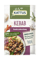 - Kebab Gewurzzubereitung | Assaisonnement pour 3-4 portions | Ohne Zusatz von Fefeextrakt, Aroma et Zusatzstoffen | 25 g en sachet