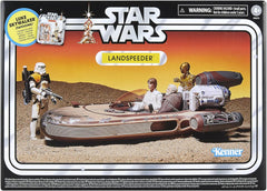 Star Wars Colecția Vintage Landspeeder & Luke Skywalker, Star Wars: O nouă speranță Figura de acțiune și vehicul, 9,5 cm Action figures Naty Shop Titlu implicit