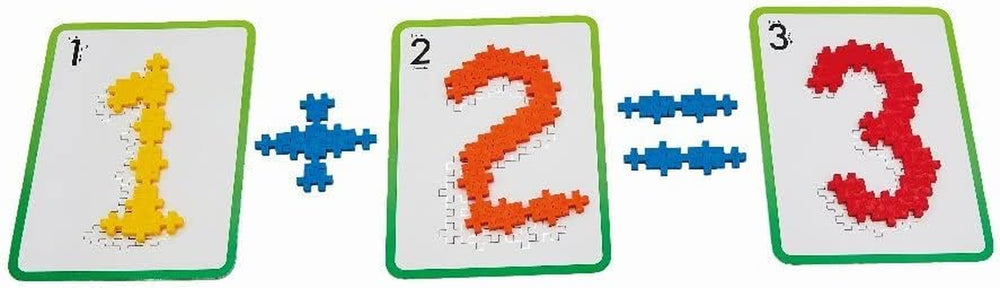 Plus-Plus 9603909 Geniales Konstruktionsspielzeug, Apprendre à construire, ABC & 123, Kreativ-Bausteine, 600 pièces