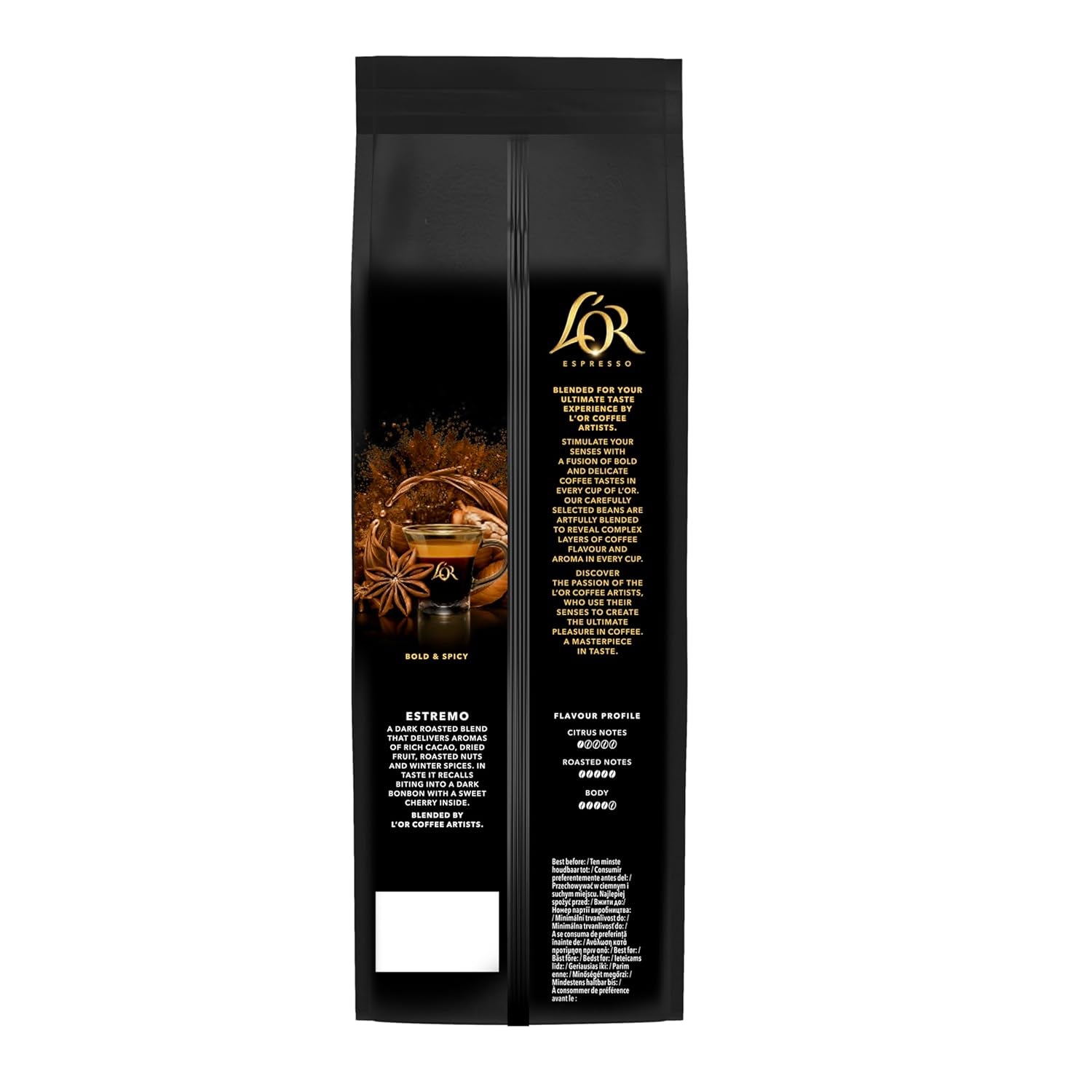 Café en grains L'OR Espresso Estremo | Intensité 11 | 500g