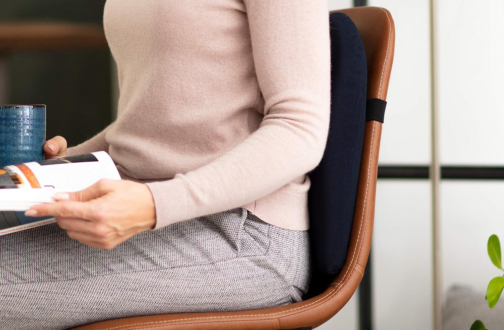 Oreiller lombaire TEMPUR | réglable en hauteur | bleu | taille 36 x 36 x 7 cm