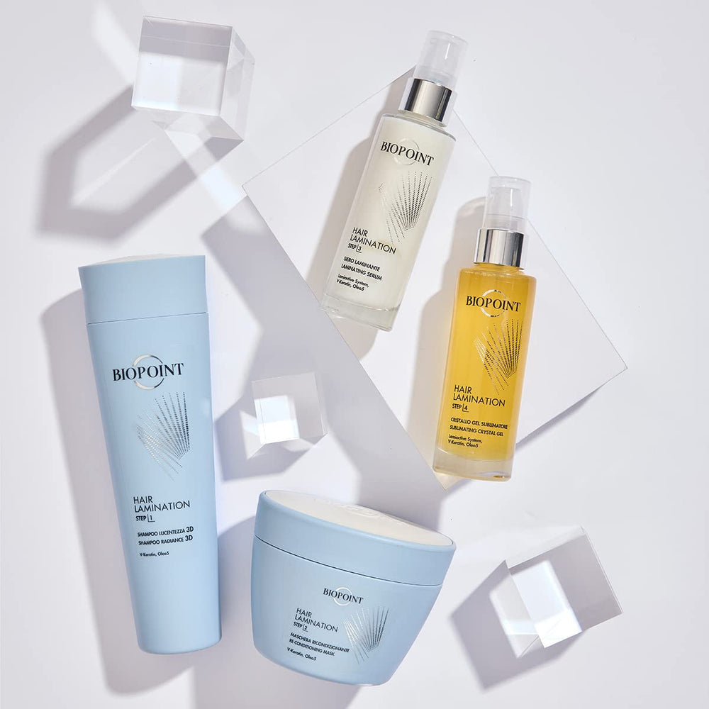 Lamination des cheveux Étape 2, Masque réparateur 200 ml, 6,7 Fl Oz Fabriqué en Italie Masque capillaire Naty Shop