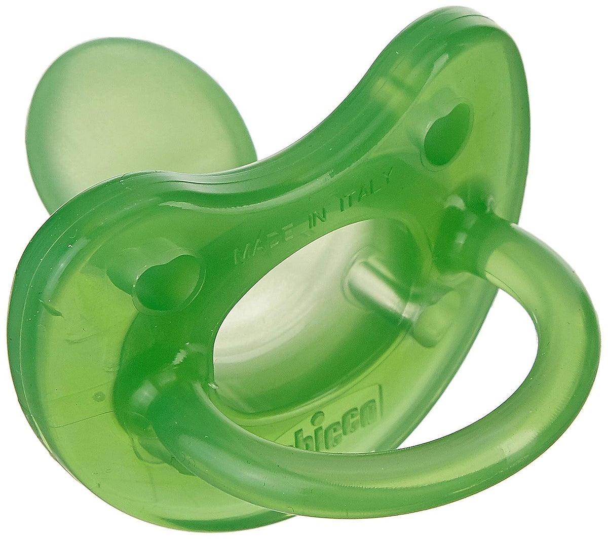 Chicco Sucette « Physio Soft », 12 mois+, Silicone, 1 pièce, couleurs assorties