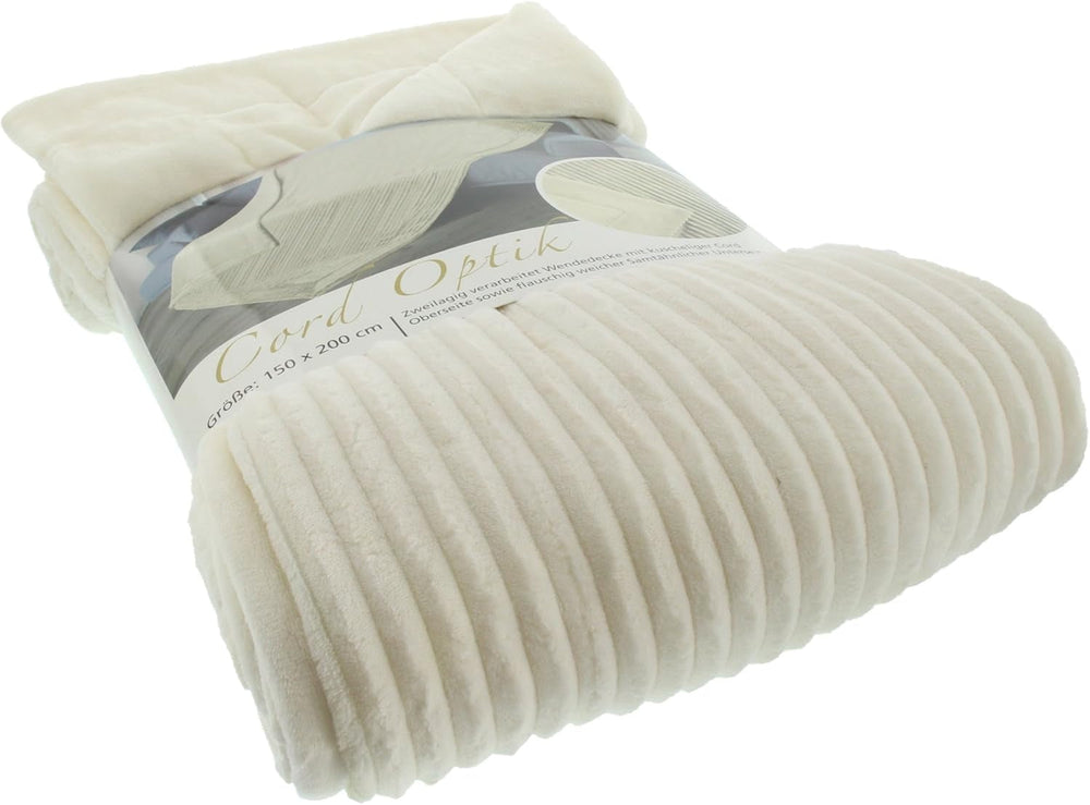 Tapis de salon Gözze aspect velours, 150 X 200 cm, laine blanche, 40067-00-150200 Lits et couvertures Besuche den Gözze-Store