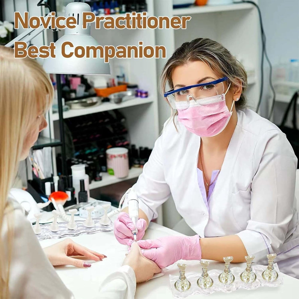 Kit de conception d'ongles - Main d'entraînement haut de gamme pour ongles en gel, accessoires pour ongles et ensemble d'ongles artificiels - Ensemble d'ongles en gel polyvalent et accessoires de nail art