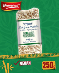 Nouilles DIAMOND Hsing-Fu, nouilles Mie asiatiques à la farine de blé pour wok et plats frits au wok - 12 x 250g