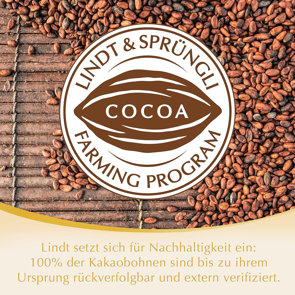 Boules de chocolat blanc Lindt LINDOR | Sachet de 137g | Env. 10 boules de chocolat blanc fourrées fondantes | Coffret cadeau chocolat | Coffret Cadeau Chocolat (Pack de 2)