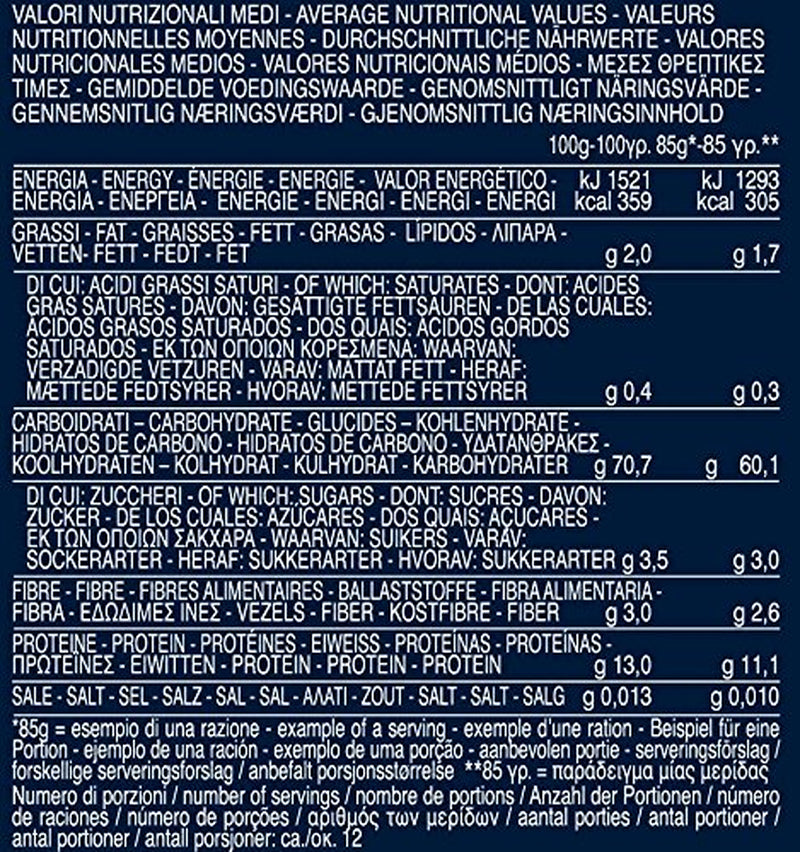 Pâtes Barilla Selezione Oro Chef Trofie Liguri, 1kg