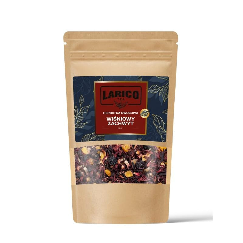 Larico Tea Thé aux fruits naturels Früchtchen Mix Fraises des bois Euphorie 50 g/Thé en vrac de qualité supérieure/Thé en vrac naturel