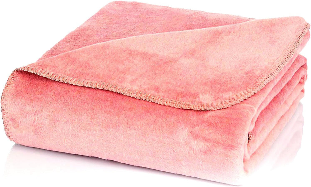 Glart couverture confortable Fleur de Vie Rose-Ecru XL, 150X200 Cm, extra moelleuse comme couverture de canapé, couverture de yoga, couverture de vie, jeté de canapé en peluche Lits et Couvertures Glart Uni-Altrosé 150X200Cm