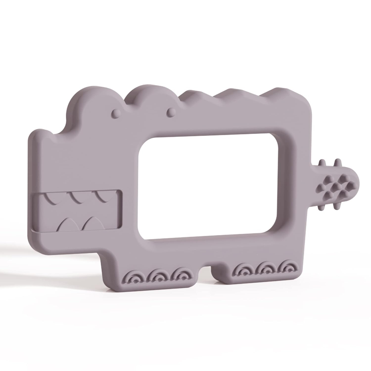 Moonkie Jouet de dentition en silicone sans BPA, brosse à dents pour bébé avec ventouse et rotation à 360°, idéale pour les bébés de 6 à 12 mois