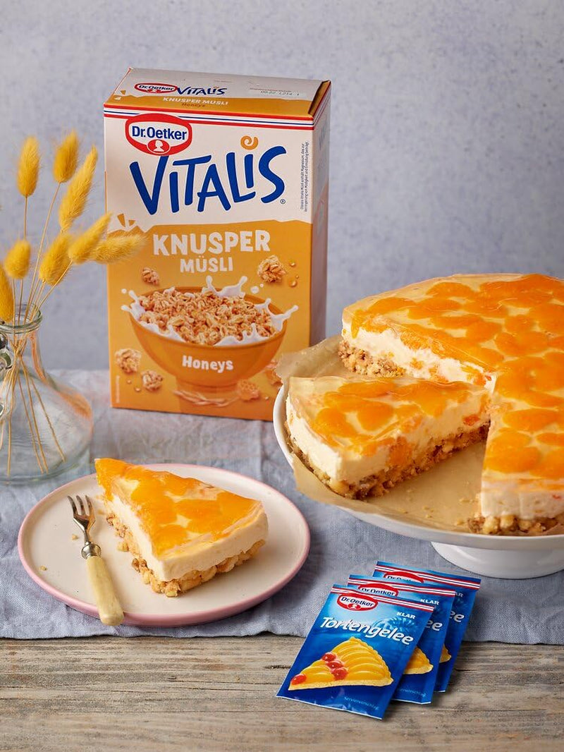 Dr. Oetker Vitalis Crunchy Honeys : Muesli croquant au miel pour le petit-déjeuner et les collations, paquet de 5 (5 x 600 g)