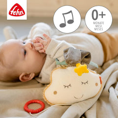 Fehn music box baby sleep aid cloud - jucărie de pluș cu melodie blândă de ajutor pentru somn "Schlaf Kindlein schlaf" - jucărie pentru copii pentru mers și acasă - jucărie muzicală pentru bebeluși și copii mici Jucarii Bebe Naty Shop