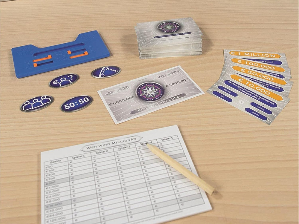 Jumbo Games 19736 Games - Qui veut gagner des millions - 20e anniversaire - Jeu de société - 12 ans et plus