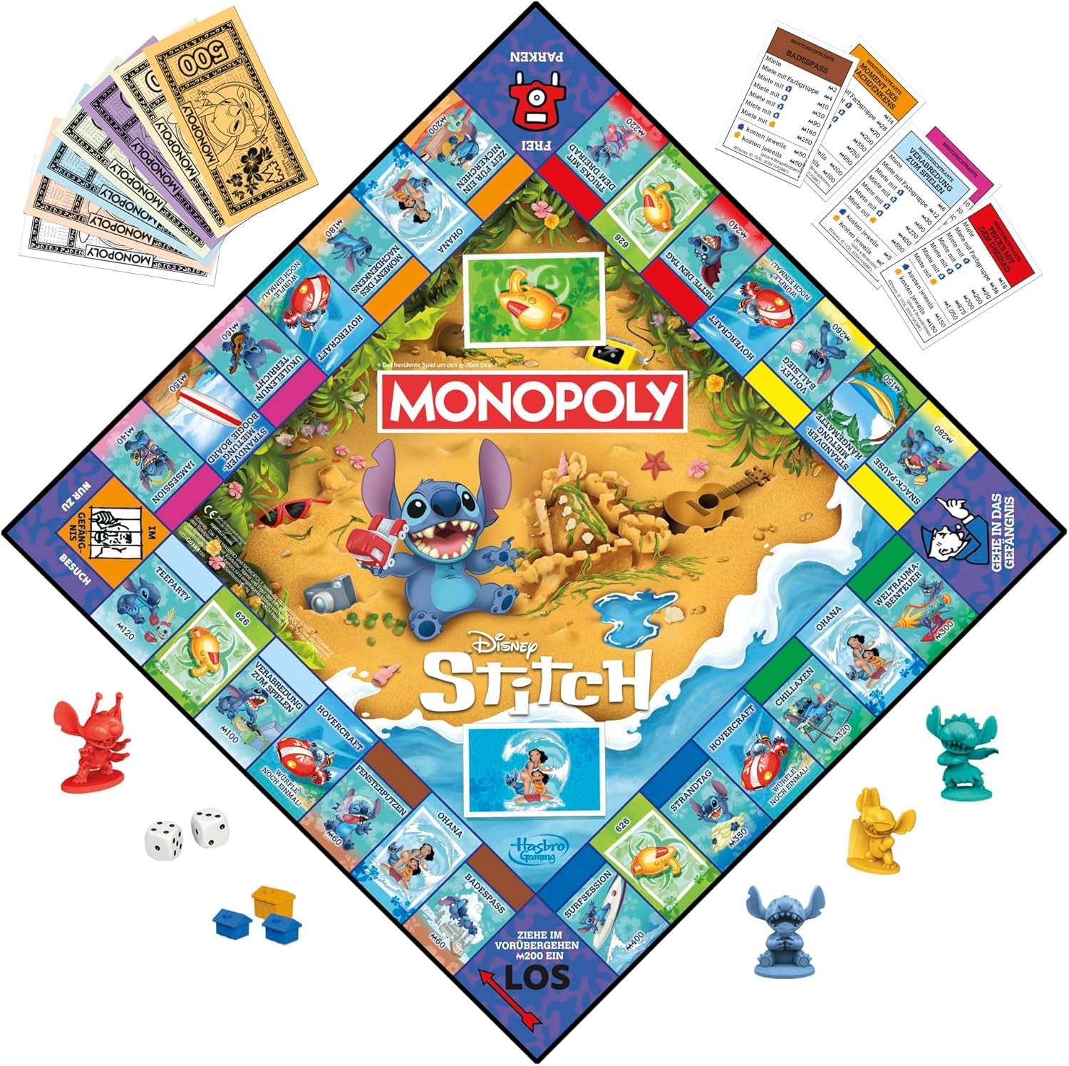 Jeu de société Monopoly Disney Stitch Edition - Version allemande