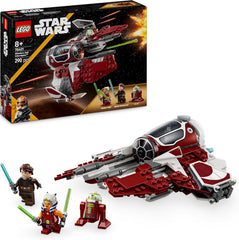 LEGO Star Wars 75401 Ahsokas Jedi Interceptor, modèle de modèle pour les fans de The Clone Wars, figurines Ahsoka Tano et Anakin Skywalker, avec lumière et R7-A7, pour jeunes et filles à partir de 8 ans