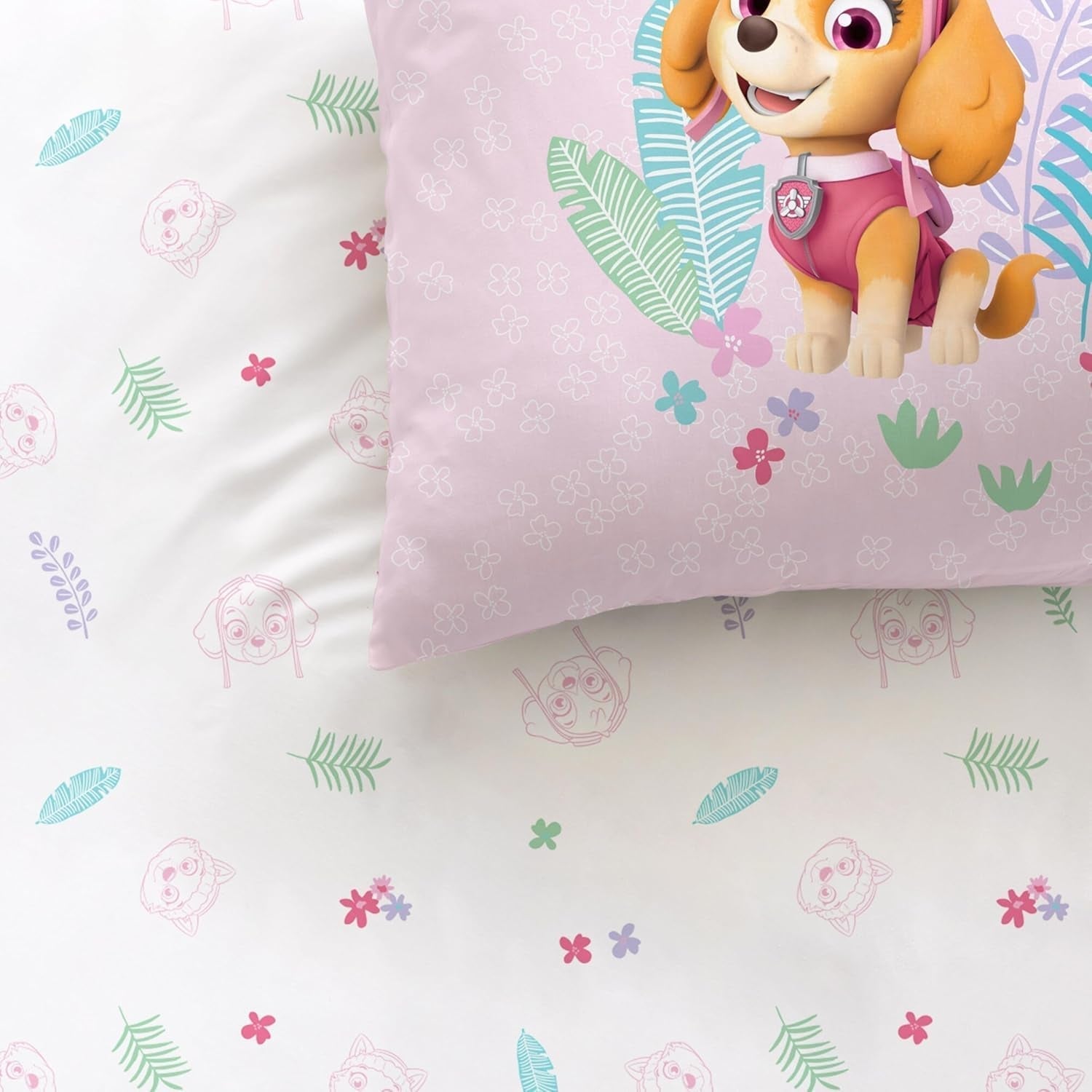 Linge de lit Paw Patrol, 100% coton Linge de lit - enfant Naty Shop