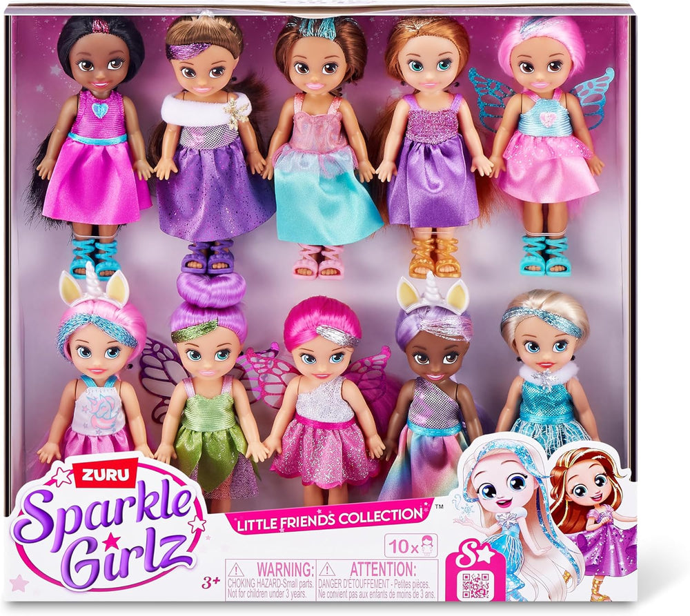 -Dolls-4.7"-Fantasy Little Friend Collection Set of 10