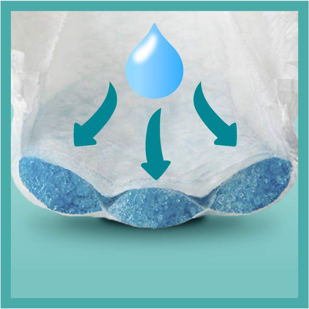 Couches Pampers pour bébés taille 5 (11-16 kg), 24 pièces, jusqu'à 12 heures de protection contre les fuites