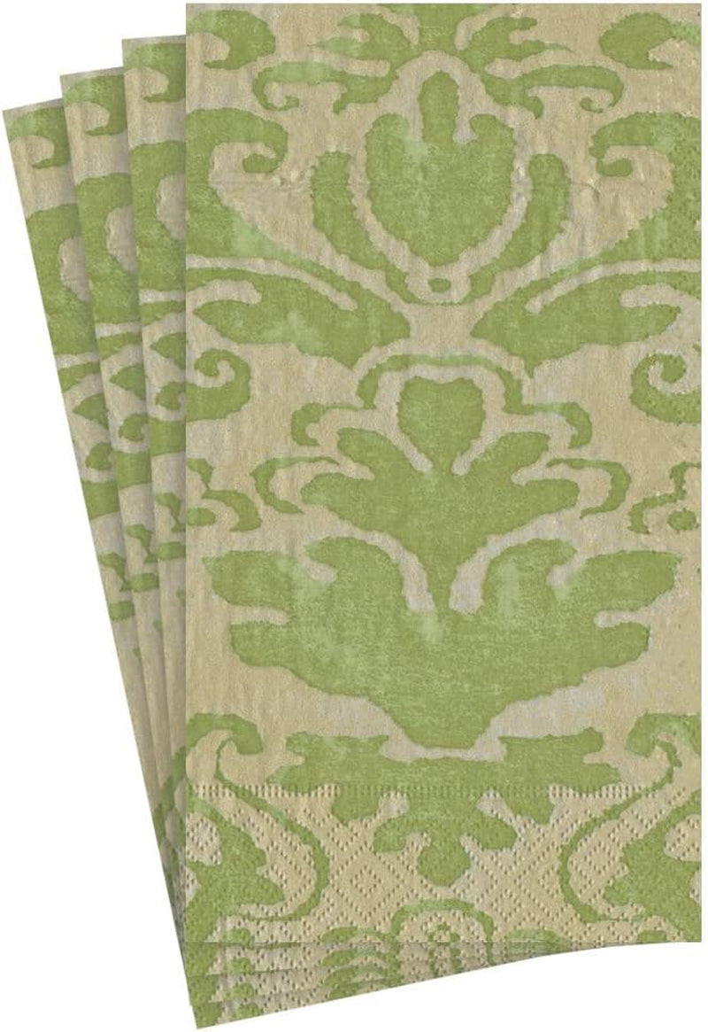 Serviettes en éponge Palazzo Guest, vert mousse, 15 par paquet