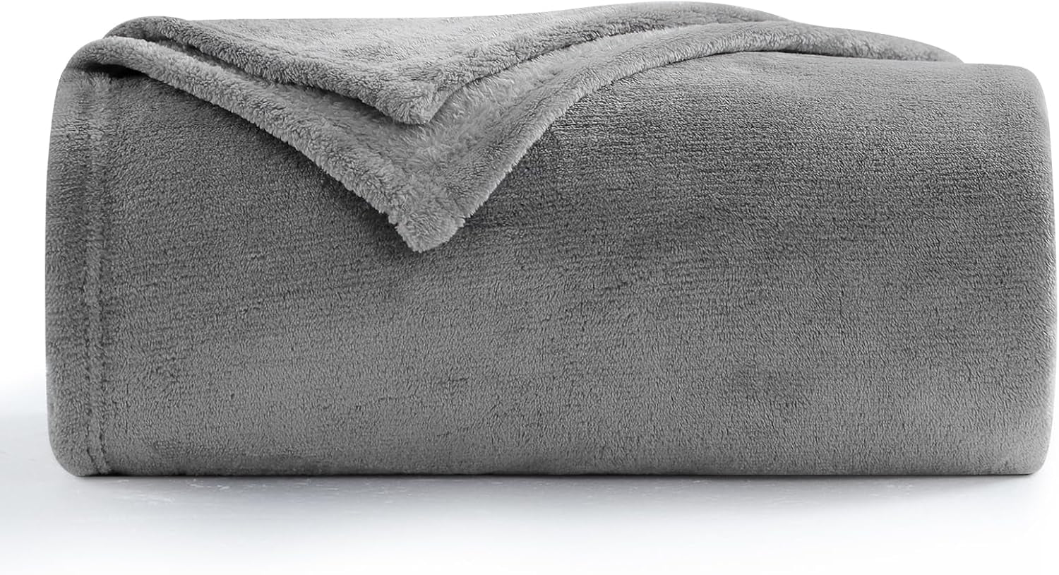 Aisbo Couverture moelleuse Gris - Couverture polaire 150 x 200 cm XL Couverture chaude pour canapé, couverture de vie confortable gris clair douce comme couverture de salon, couverture de canapé pour lits et couvertures d'hiver Besuche den Aisbo-Store Gris 150 x 200 cm